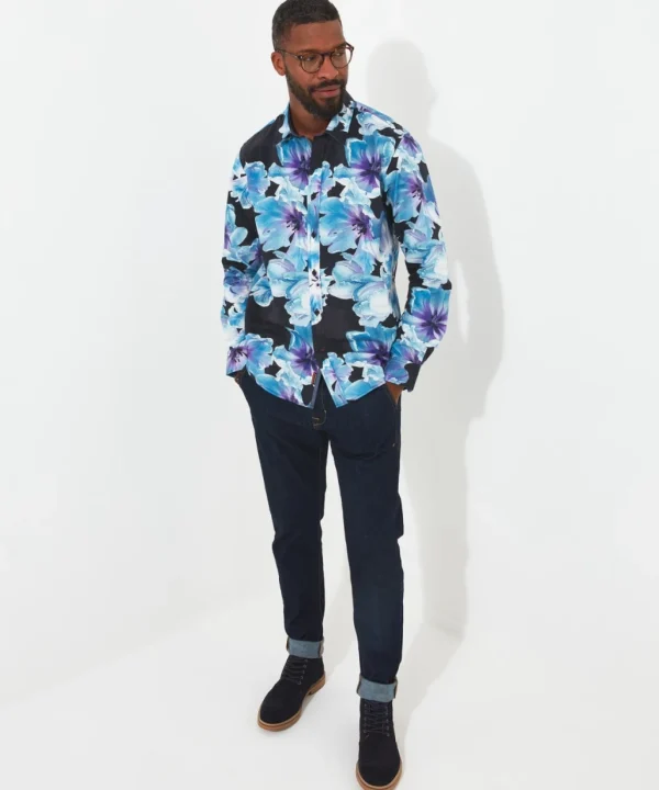 Shop Men's Collection | Funky Shirts | Shirts | Sale Shirts | Top Picks | Top Picks | Men,s | Men,s Joe Browns Bright And Bold Floral Shirt Black