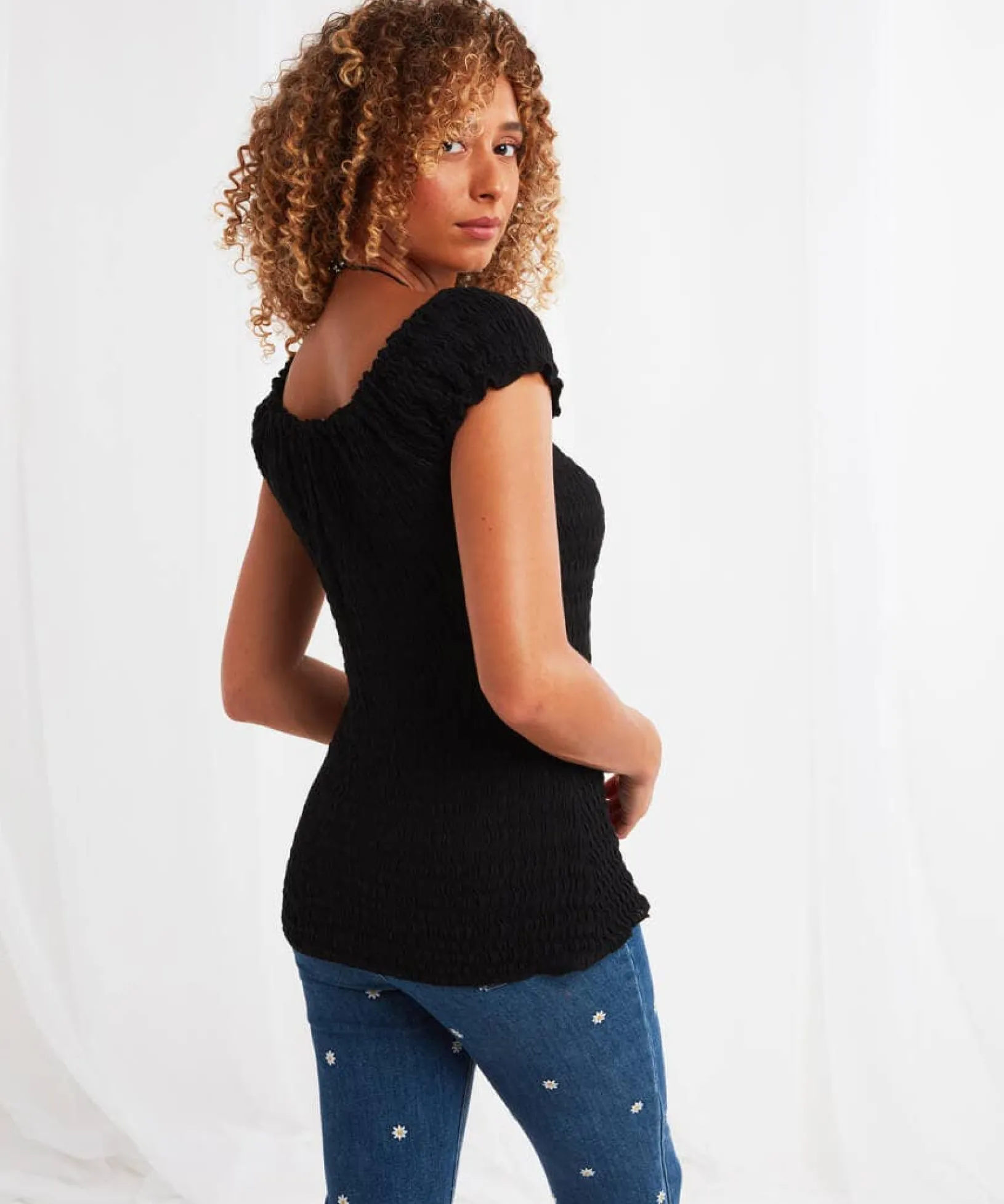 bubble_trouble_top_3.webp Sale Tops, Tunics & Blouses | Women's Joe Browns Bubble Trouble Top Black / Pink / Blue