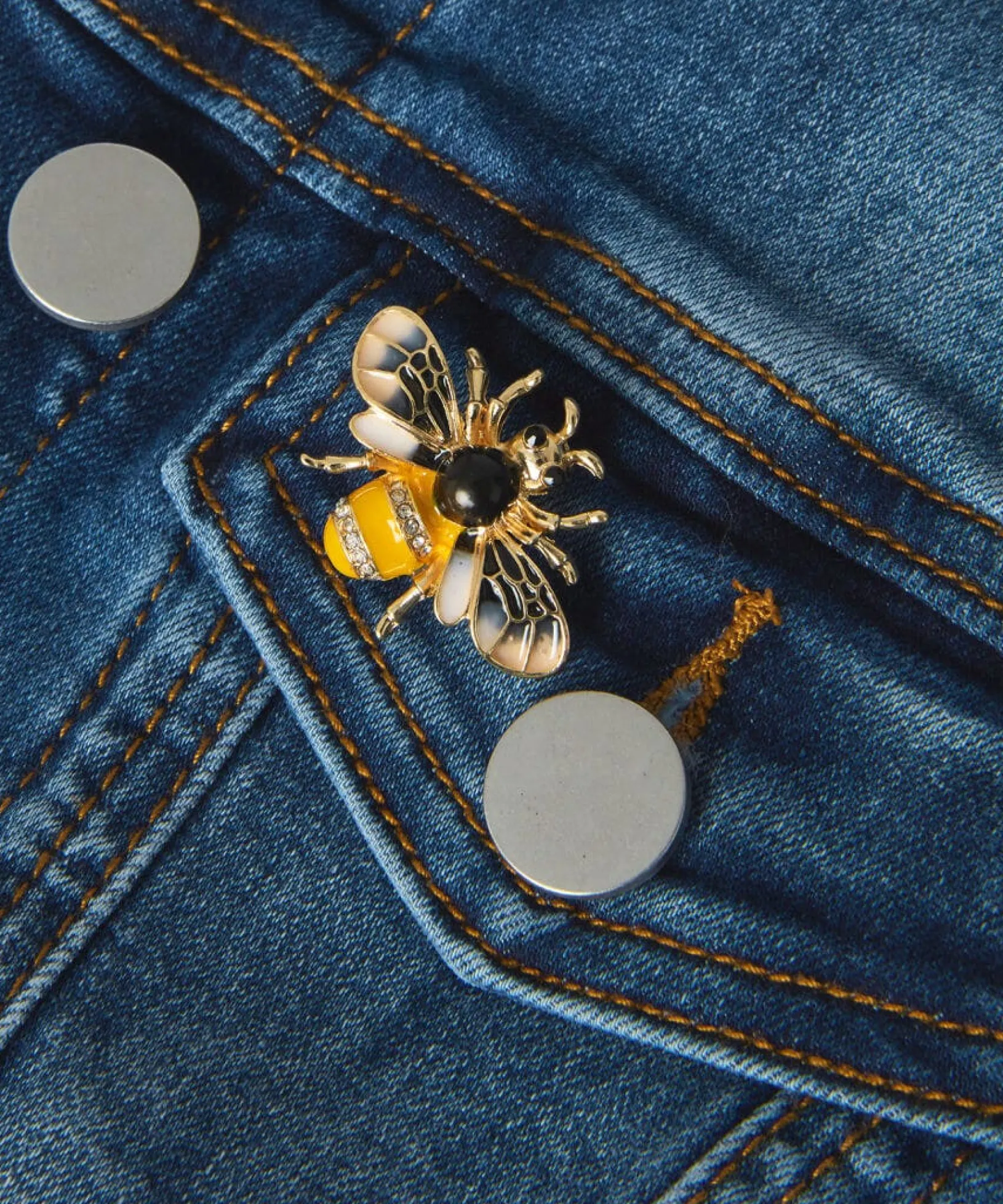 busy_as_a_bee_brooch_2.webp Accessories & Jewellery | Sale Accessories & Jewellery | Women's | Women's Joe Browns Busy As A Bee Brooch Yellow Multi