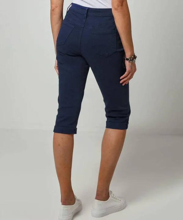 Jeans & Trousers | Women's Joe Browns Capri Pants Blue / White