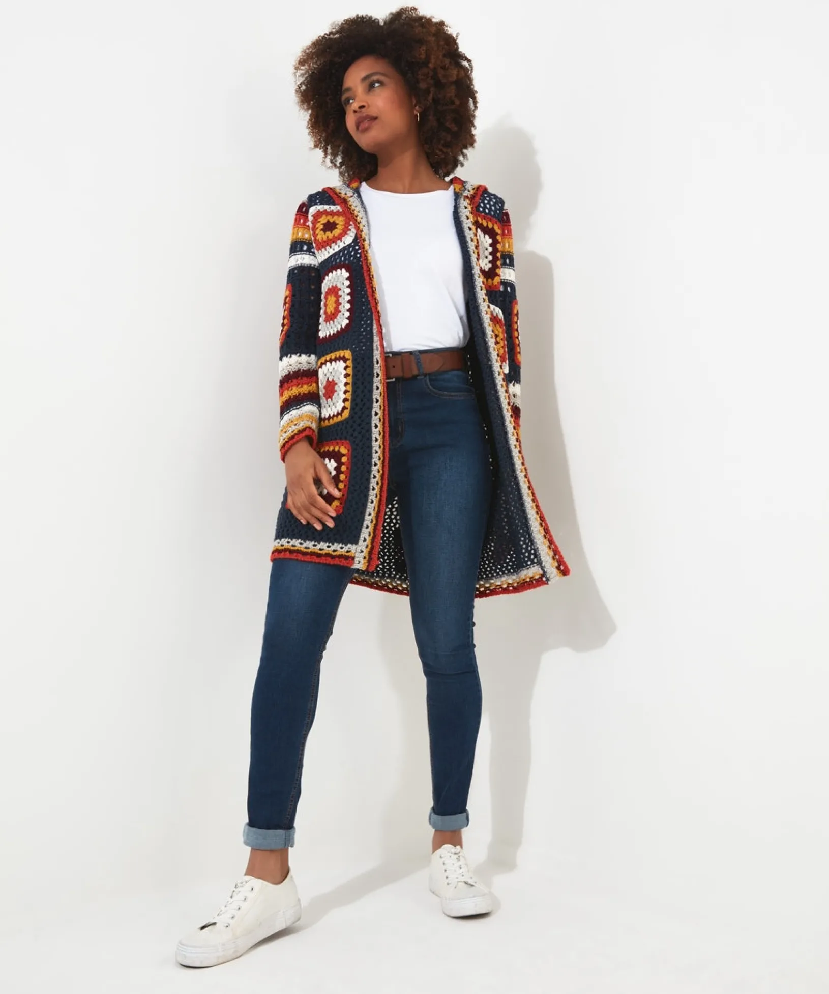 captivating_crochet_cardi_2.webp Shop Women's Collection | Cardigans & Coatigans | Sale Knitwear & Jumpers | Top Picks | Top Picks | Women's Joe Browns Captivating Crochet Cardigan Blue