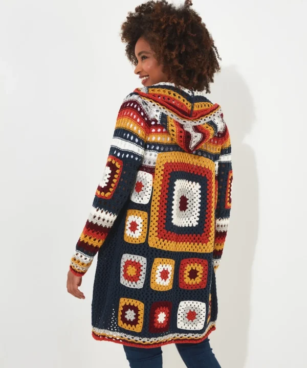 Shop Women's Collection | Cardigans & Coatigans | Sale Knitwear & Jumpers | Top Picks | Top Picks | Women's Joe Browns Captivating Crochet Cardigan Blue