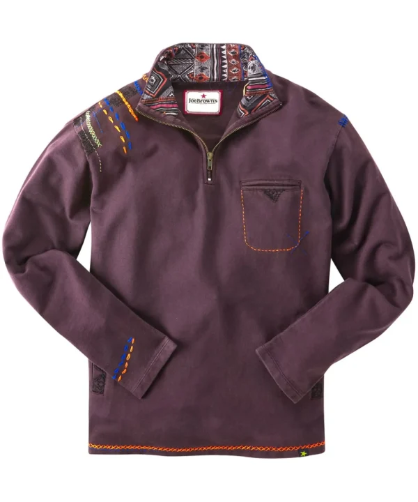 Shop Men's Collection | Hoodies & Sweatshirts | Layering Essentials | Tops & T-Shirts | Top Picks | Men，s | Men，s | Men，s Joe Browns Carefree Funnel Purple