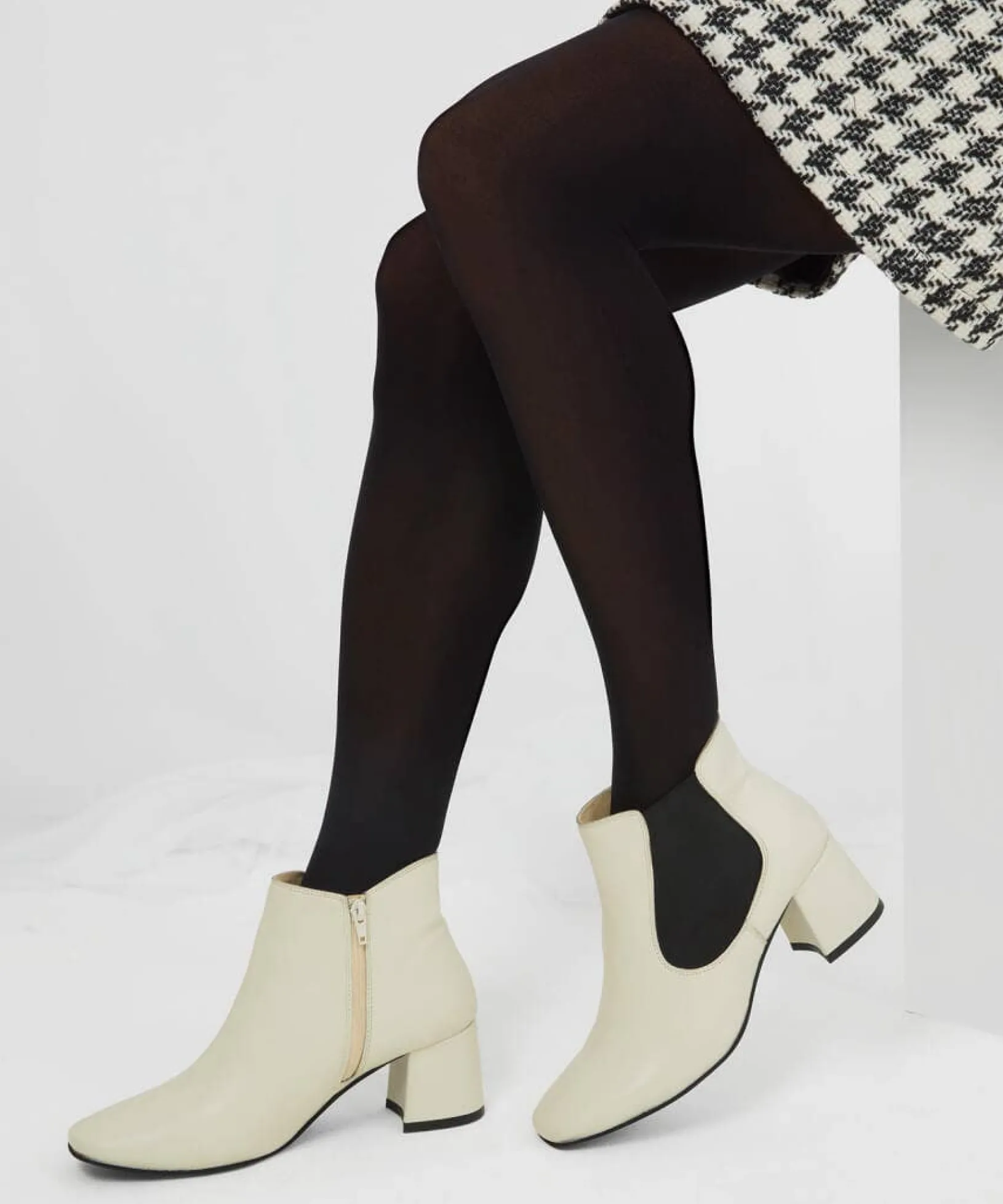 carefree_leather_chelsea__1.webp Sale Boots & Shoes | Women's Joe Browns Carefree Leather Chelsea Boots Winter White