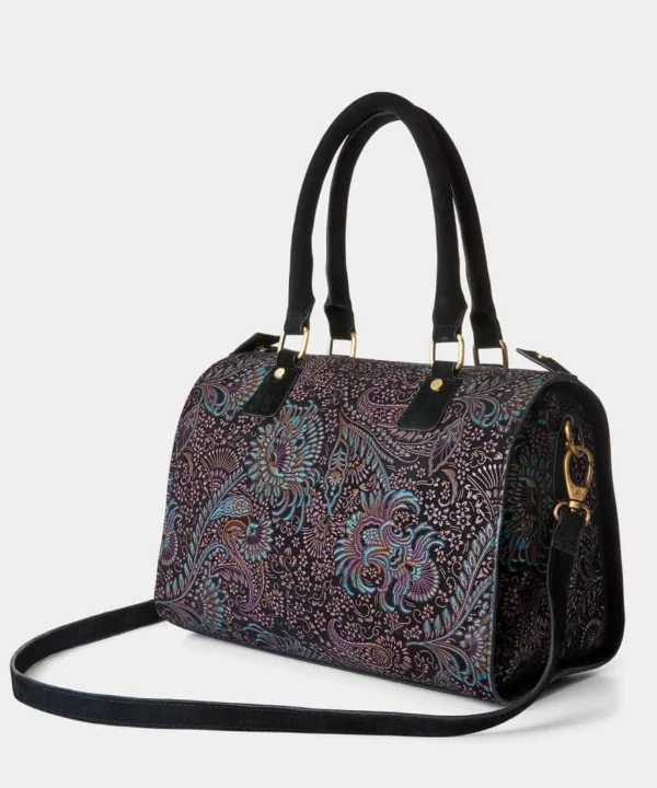 Handbags & Purses | Accessories & Jewellery | Women's | Women's Joe Browns Carmen Print Suede Weekender Bag Black Multi