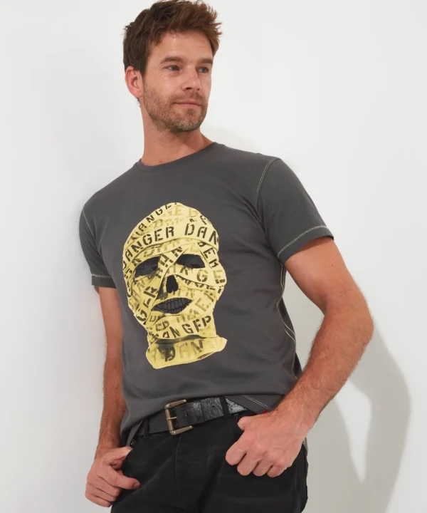 Shop Men's Collection | Graphic T-Shirts | Tops & T-Shirts | Sale Tops & T-Shirts | Top Picks | Top Picks | Men,s | Men,s Joe Browns Caution Tee Grey
