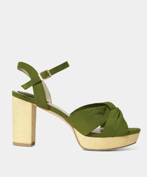 Sale Boots & Shoes | Women's Joe Browns Chancery Lane Platform Shoes Olive