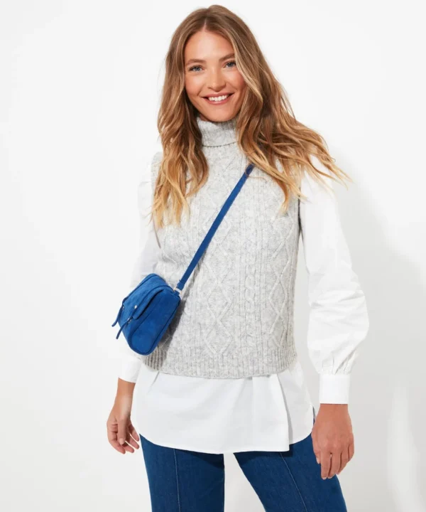 Cardigans & Coatigans | Sale Knitwear & Jumpers | Top Picks | Women's Joe Browns Charming Cable Knit Vest Grey