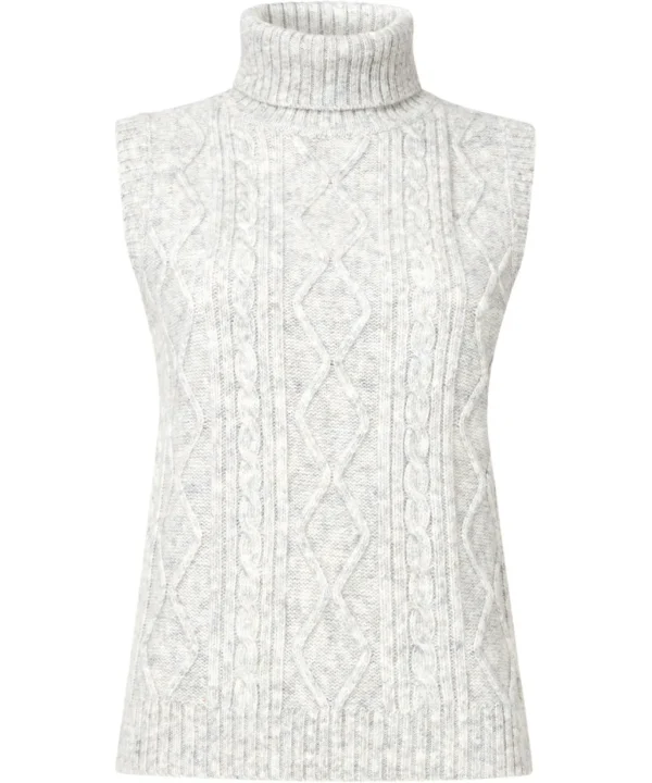 Cardigans & Coatigans | Sale Knitwear & Jumpers | Top Picks | Women's Joe Browns Charming Cable Knit Vest Grey