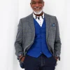 Sale Blazers | Sale Coats & Jacket | Men,s | Men,s Joe Browns Charming Check Blazer Grey