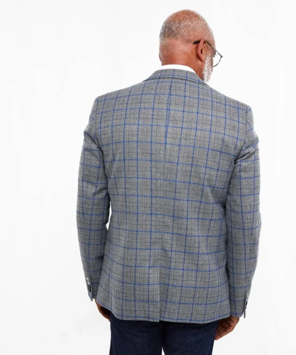 Sale Blazers | Sale Coats & Jacket | Men,s | Men,s Joe Browns Charming Check Blazer Grey