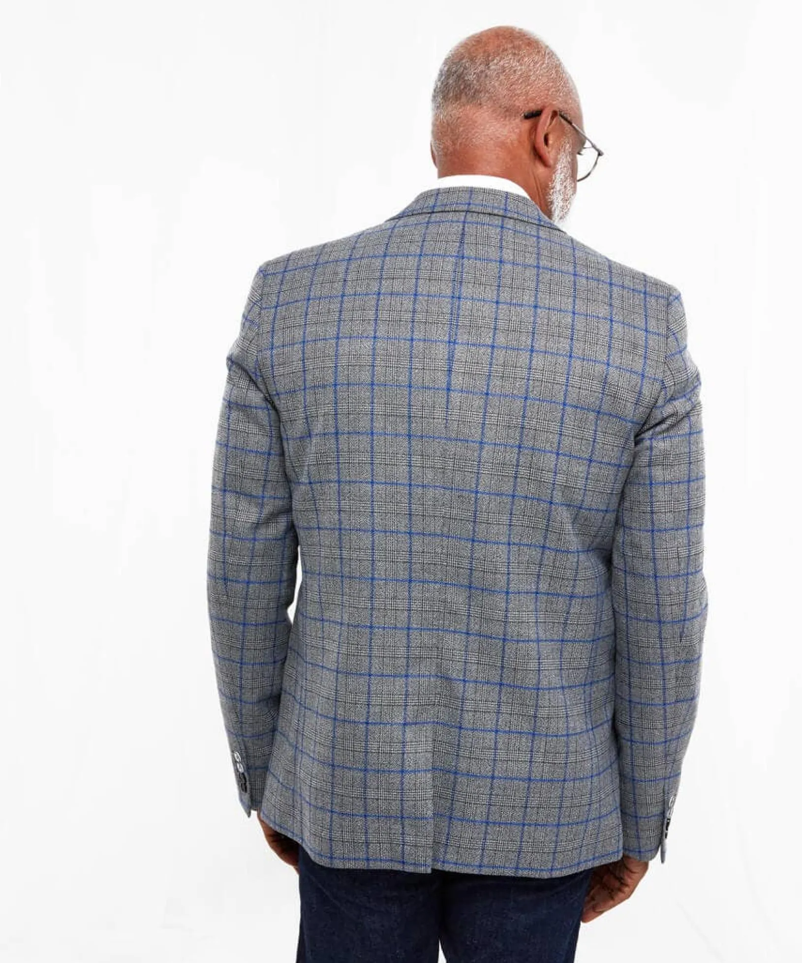charming_check_blazer_3.webp Sale Blazers | Sale Coats & Jacket | Men,s | Men,s Joe Browns Charming Check Blazer Grey
