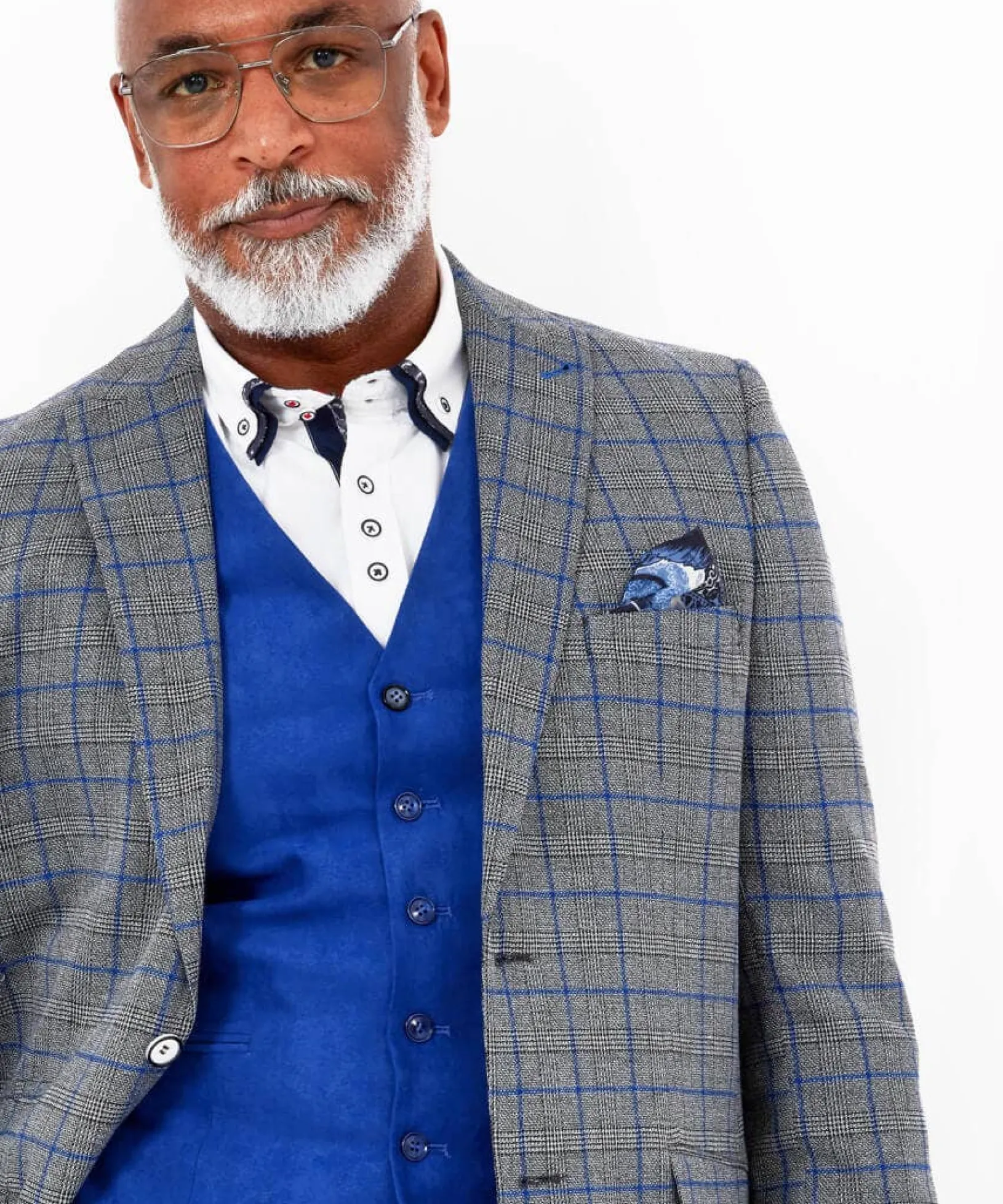 charming_check_blazer_4.webp Sale Blazers | Sale Coats & Jacket | Men,s | Men,s Joe Browns Charming Check Blazer Grey