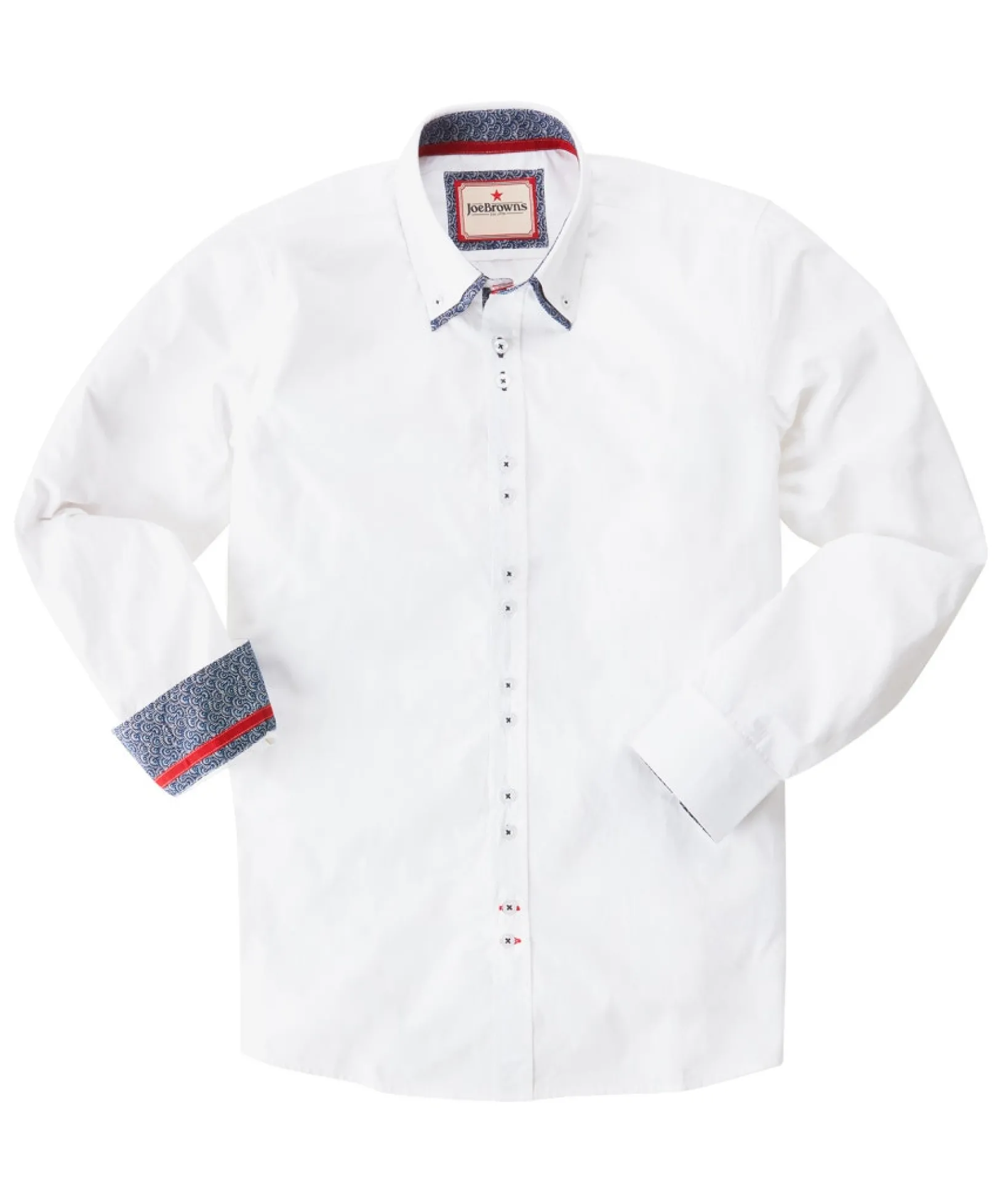 charming_double_collar_sh_1.webp Shop Men's Collection | Work Shirts | Men's Tailoring | Shirts | Sale Shirts | Top Picks | Top Picks | Top Picks | Men,s | Men,s Joe Browns Charming Double Collar Shirt White
