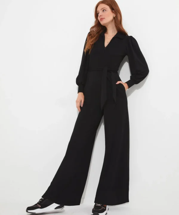 Shop Women's Collection | Petite | Jumpsuits | Jeans & Trousers | Top Picks | Women's | Women's | Women's Joe Browns Charming Zipped Jumpsuit Black / Berry
