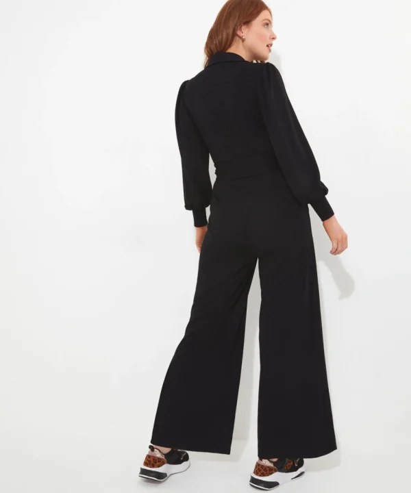 Shop Women's Collection | Petite | Jumpsuits | Jeans & Trousers | Top Picks | Women's | Women's | Women's Joe Browns Charming Zipped Jumpsuit Black / Berry
