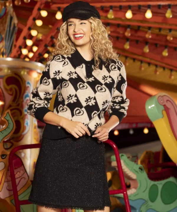 Cardigans & Coatigans | Top Picks Joe Browns Check Mate Collared Jumper Mono