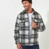 Shop Men's Collection | Layering Essentials | Shirts | Sale Shirts | Top Picks | Men,s | Men,s | Men,s Joe Browns Checked Out Shacket Green
