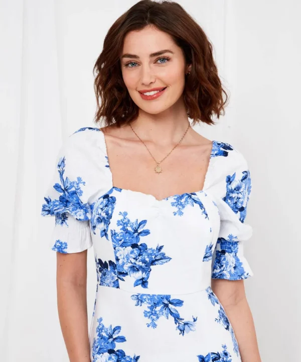 Sale Dresses | Women's Joe Browns Clarissa  Linen Blend Floral Dress Multi