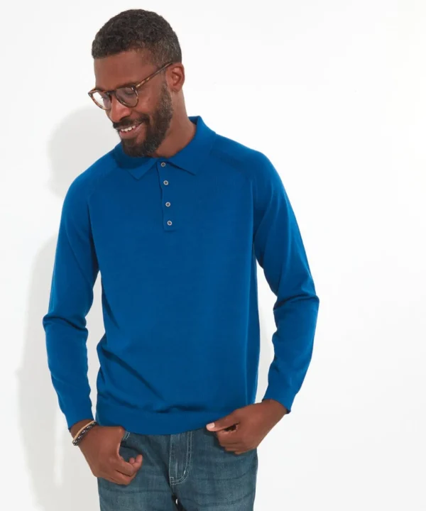Shop Men's Collection | Knitwear & Jumpers | Tops & T-Shirts | Sale Knitwear & Jumpers | Top Picks | Men，s | Men，s | Men，s Joe Browns Classic and Cool Knitted Polo Blue