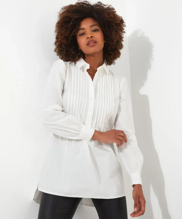 Shop Women's Collection | Tops, Tunics & Blouses | Top Picks | Women's Joe Browns Classic Pintuck Shirt Ivory
