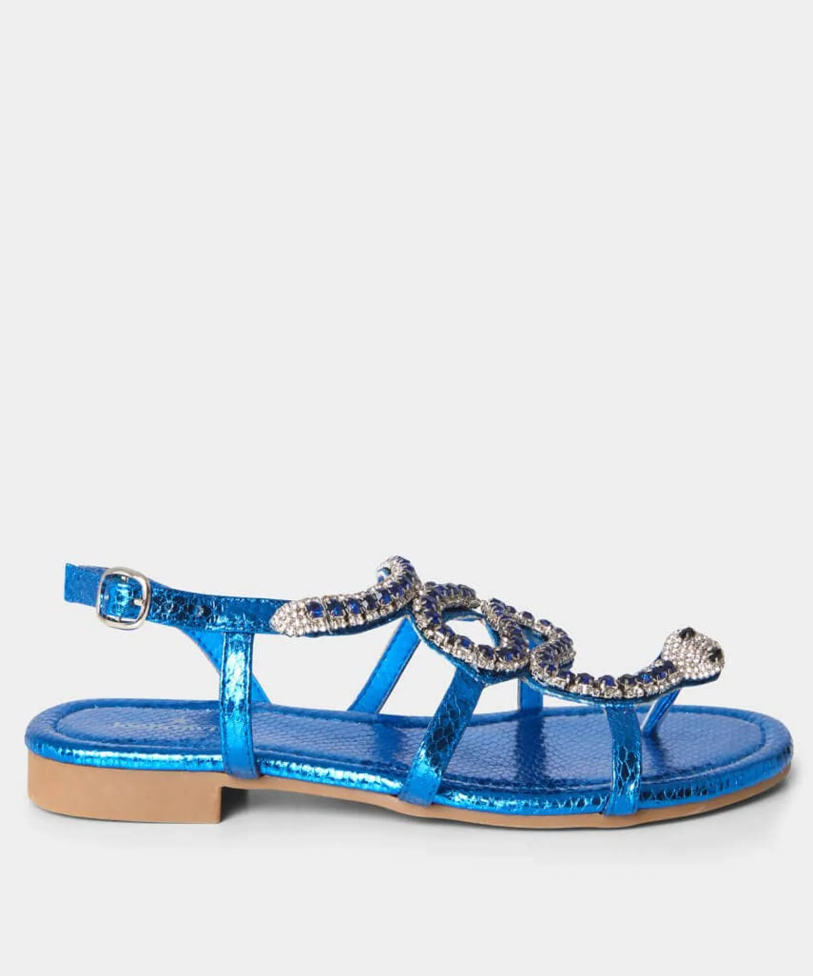 cleo_diamante_snake_sanda_0.webp Sale Boots & Shoes | Women's Joe Browns Cleo Diamante Snake Sandals Blue Multi