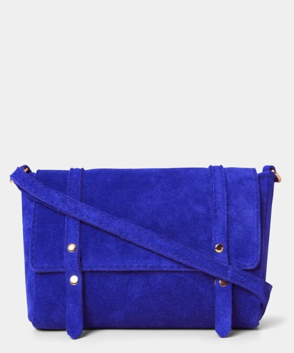 Handbags & Purses | Women's Joe Browns Colour Pop Mini Suede Bag Bright Blue