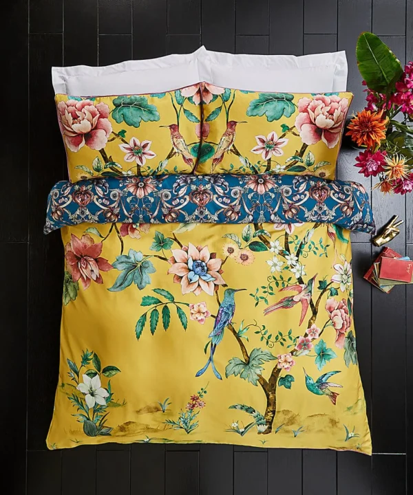 Bedroom | Rebel Residence | Floral Décor | Nature Décor | Animal Décor | Bedding | Home | Home | Home | Home | Home | Home Joe Browns Contemporary Chinoiserie Reversible Bed Set Chartreuse