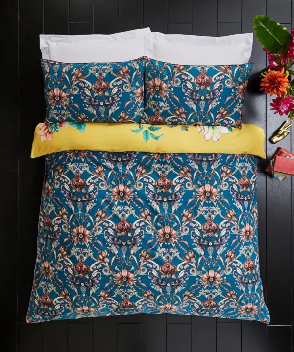 Bedroom | Rebel Residence | Floral Décor | Nature Décor | Animal Décor | Bedding | Home | Home | Home | Home | Home | Home Joe Browns Contemporary Chinoiserie Reversible Bed Set Chartreuse