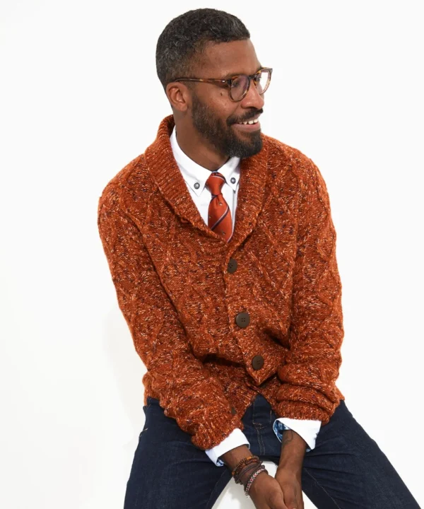Shop Men's Collection | Knitwear & Jumpers | Sale Knitwear & Jumpers | Top Picks | Men，s | Men，s Joe Browns Cool Cable Cardigan Autumn