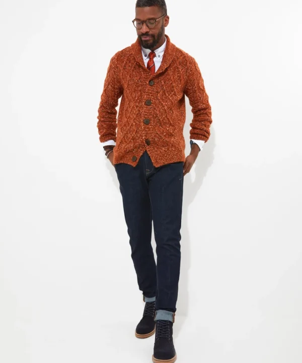 Shop Men's Collection | Knitwear & Jumpers | Sale Knitwear & Jumpers | Top Picks | Men,s | Men,s Joe Browns Cool Cable Cardigan Autumn