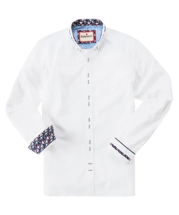 Shop Men's Collection | Work Shirts | Men's Tailoring | Shirts | Top Picks | Top Picks | Top Picks | Men，s Joe Browns Cool Collar Shirt White