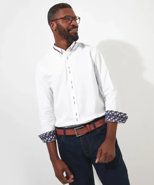 Shop Men's Collection | Work Shirts | Men's Tailoring | Shirts | Top Picks | Top Picks | Top Picks | Men,s Joe Browns Cool Collar Shirt White