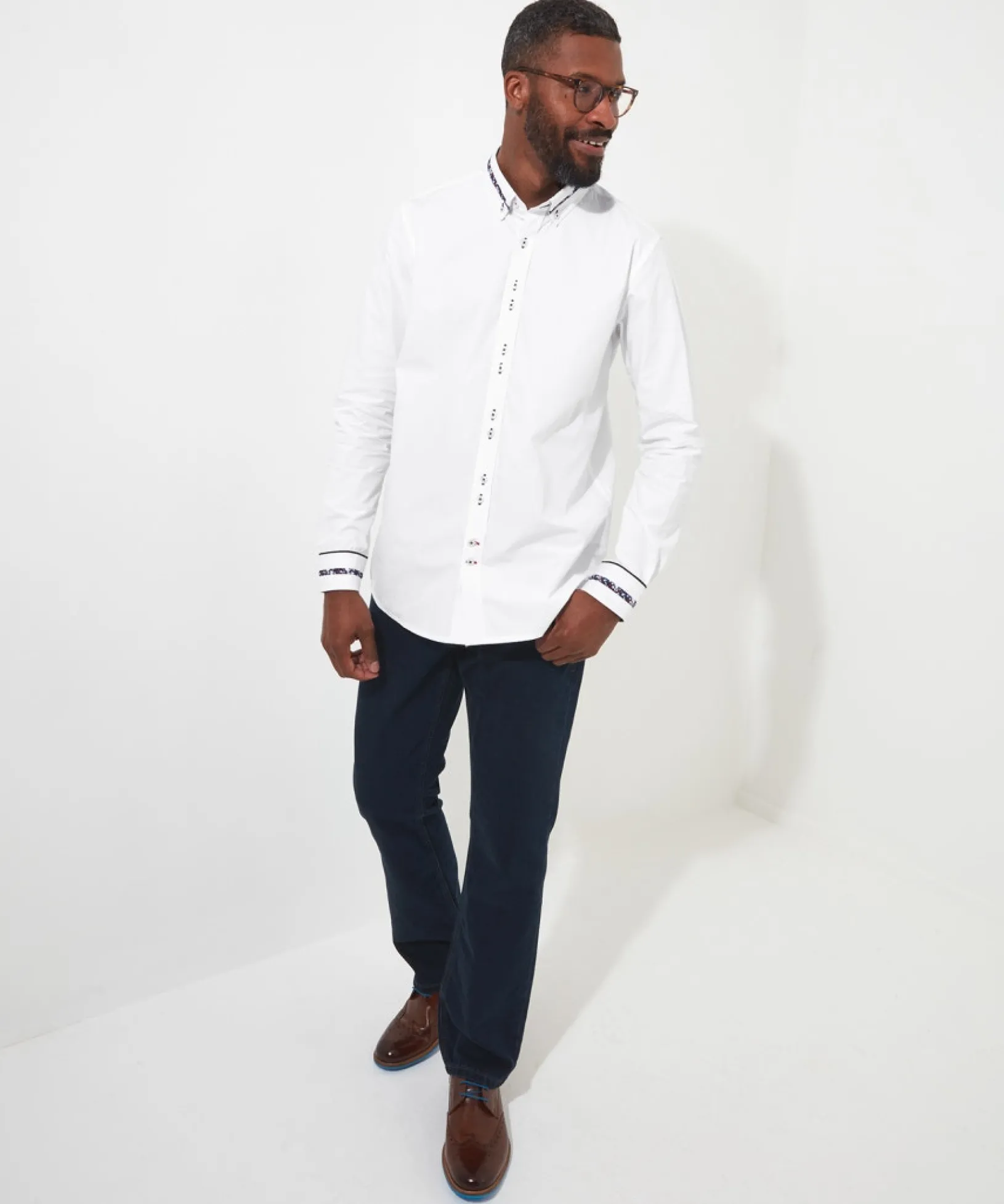 cool_collar_shirt_4.webp Shop Men's Collection | Work Shirts | Men's Tailoring | Shirts | Top Picks | Top Picks | Top Picks | Men,s Joe Browns Cool Collar Shirt White