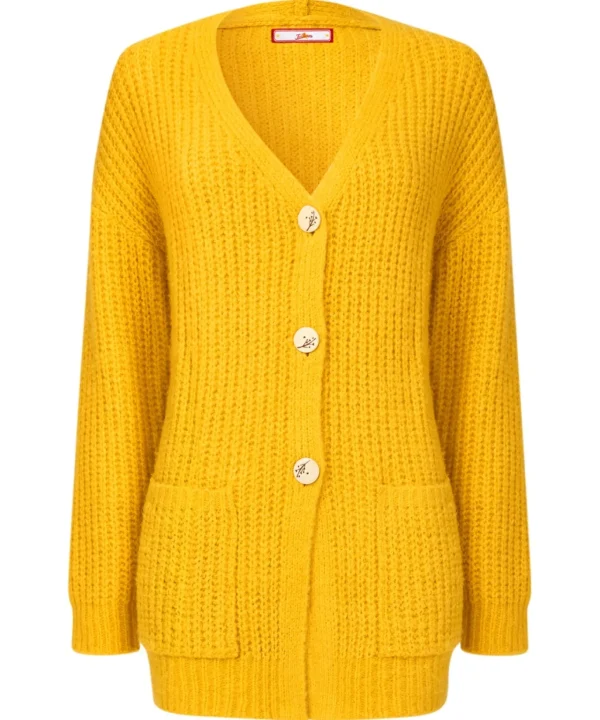 Cardigans & Coatigans | Sale Knitwear & Jumpers | Top Picks | Women's Joe Browns Cool Cosy Knit Cardigan Ochre