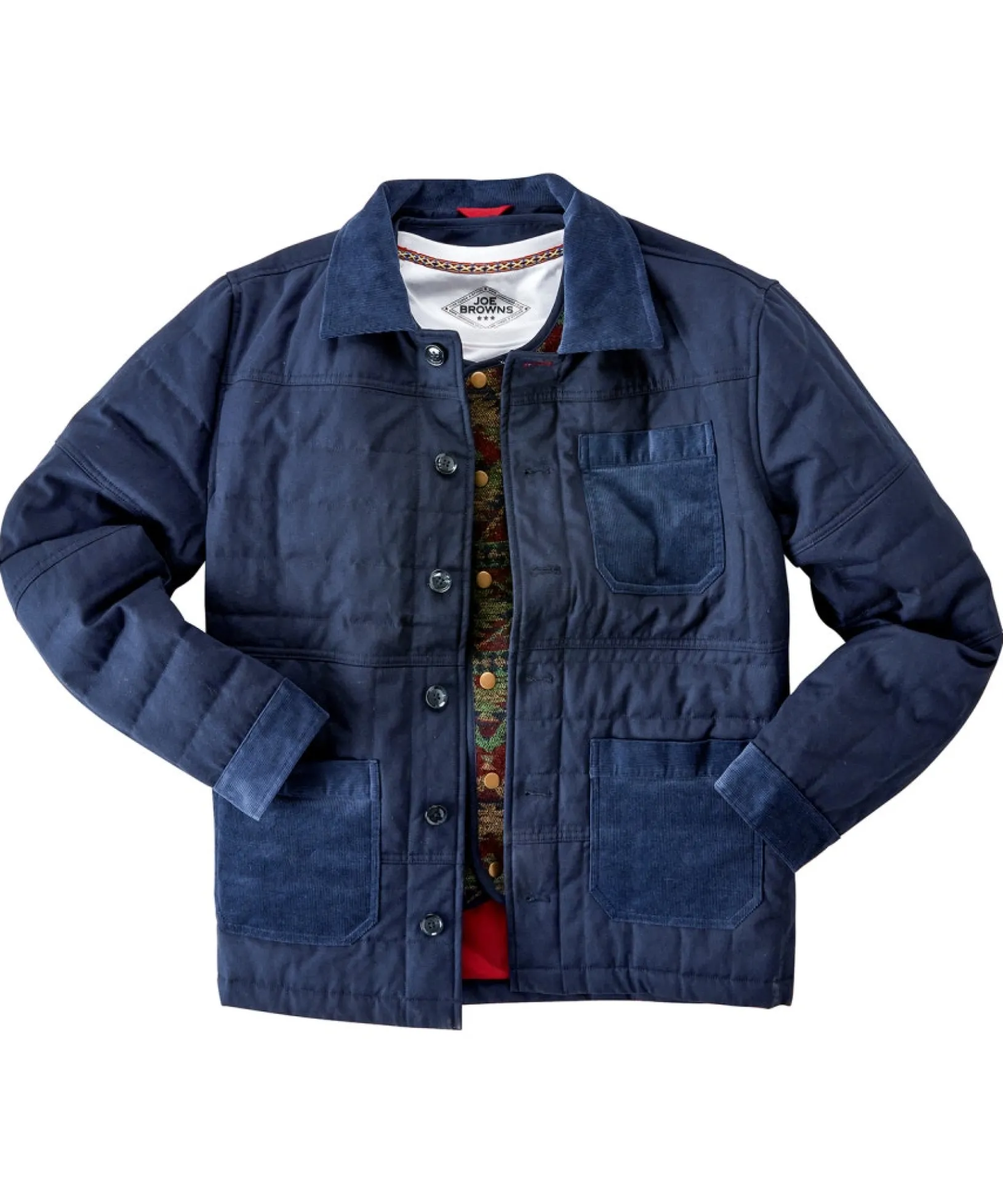 cool_quilted_canvas_jacke_1.webp Shop Men's Collection | Layering Essentials | Men's Tailoring | Coats & Jackets | Sale Coats & Jacket | Top Picks | Men,s | Top Picks | Men,s | Men,s Joe Browns Cool Quilted Canvas Jacket Navy