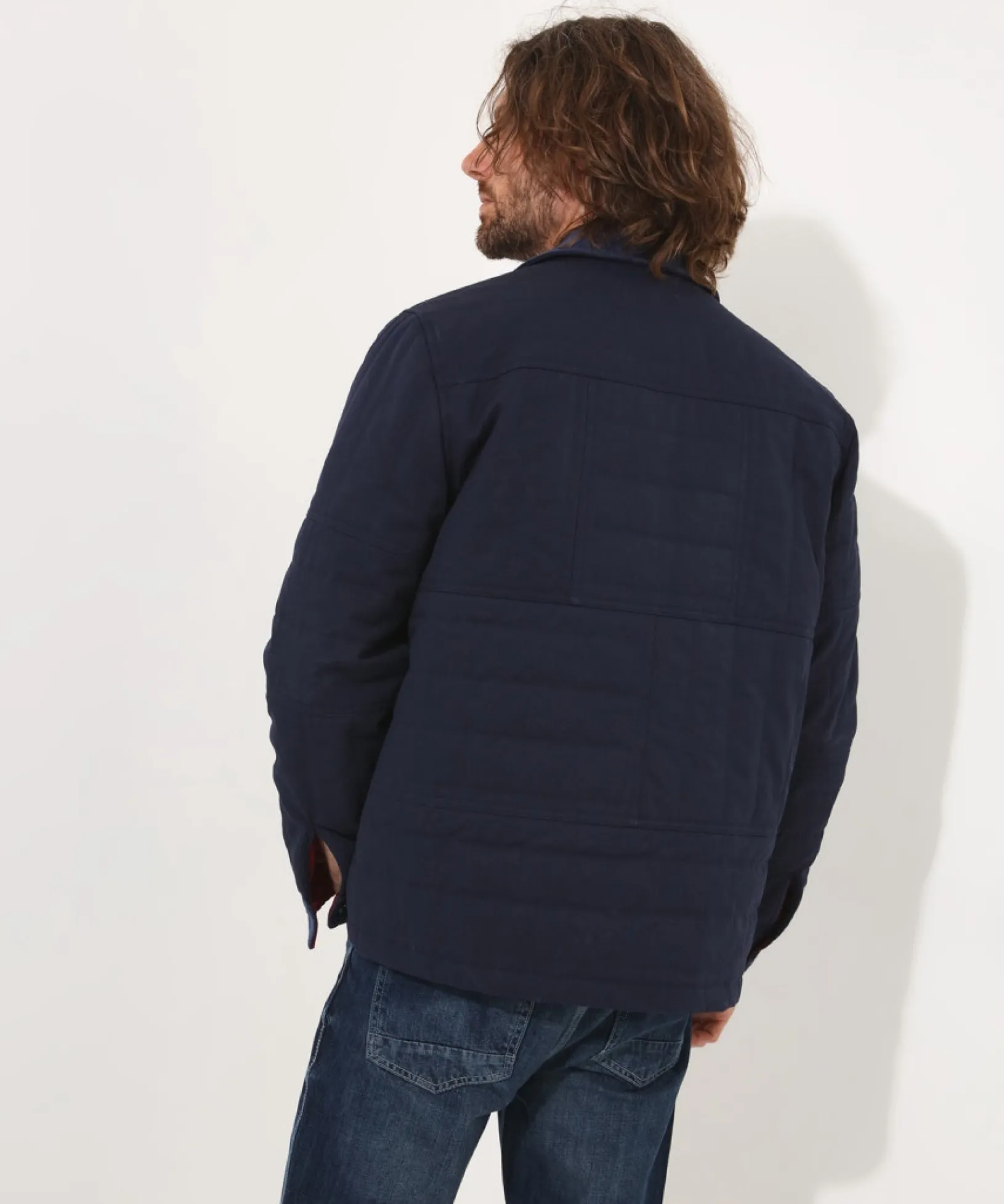 cool_quilted_canvas_jacke_4.webp Shop Men's Collection | Layering Essentials | Men's Tailoring | Coats & Jackets | Sale Coats & Jacket | Top Picks | Men,s | Top Picks | Men,s | Men,s Joe Browns Cool Quilted Canvas Jacket Navy
