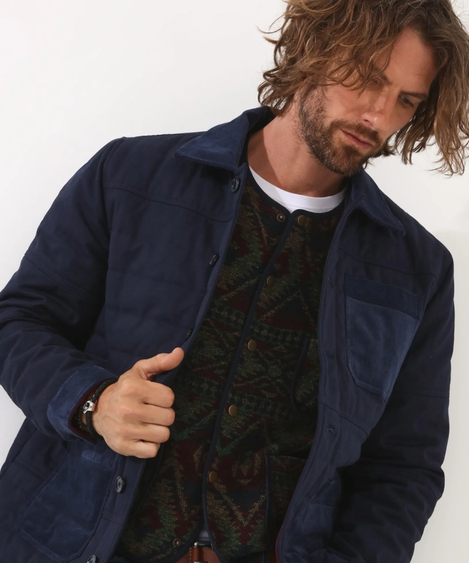 cool_quilted_canvas_jacke_5.webp Shop Men's Collection | Layering Essentials | Men's Tailoring | Coats & Jackets | Sale Coats & Jacket | Top Picks | Men,s | Top Picks | Men,s | Men,s Joe Browns Cool Quilted Canvas Jacket Navy