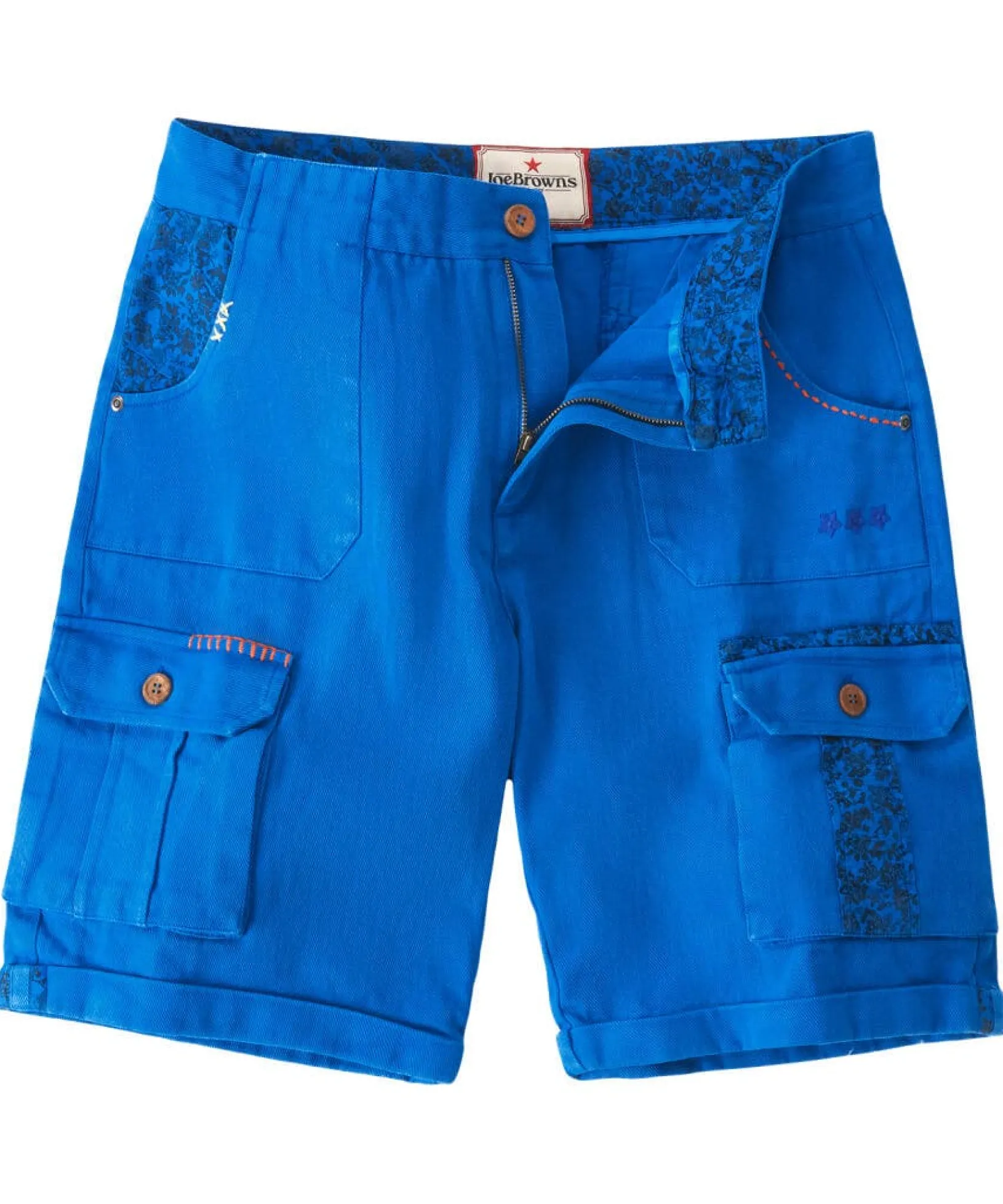 cool_to_be_customised_sho_1.webp Sale Jeans & Trousers | Men,s Joe Browns Cool To Be Customised Shorts Blue
