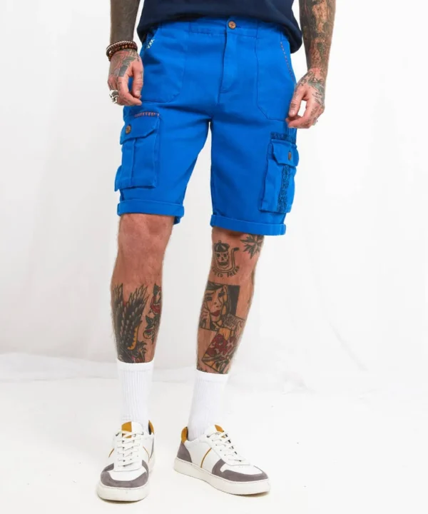 Sale Jeans & Trousers | Men,s Joe Browns Cool To Be Customised Shorts Blue