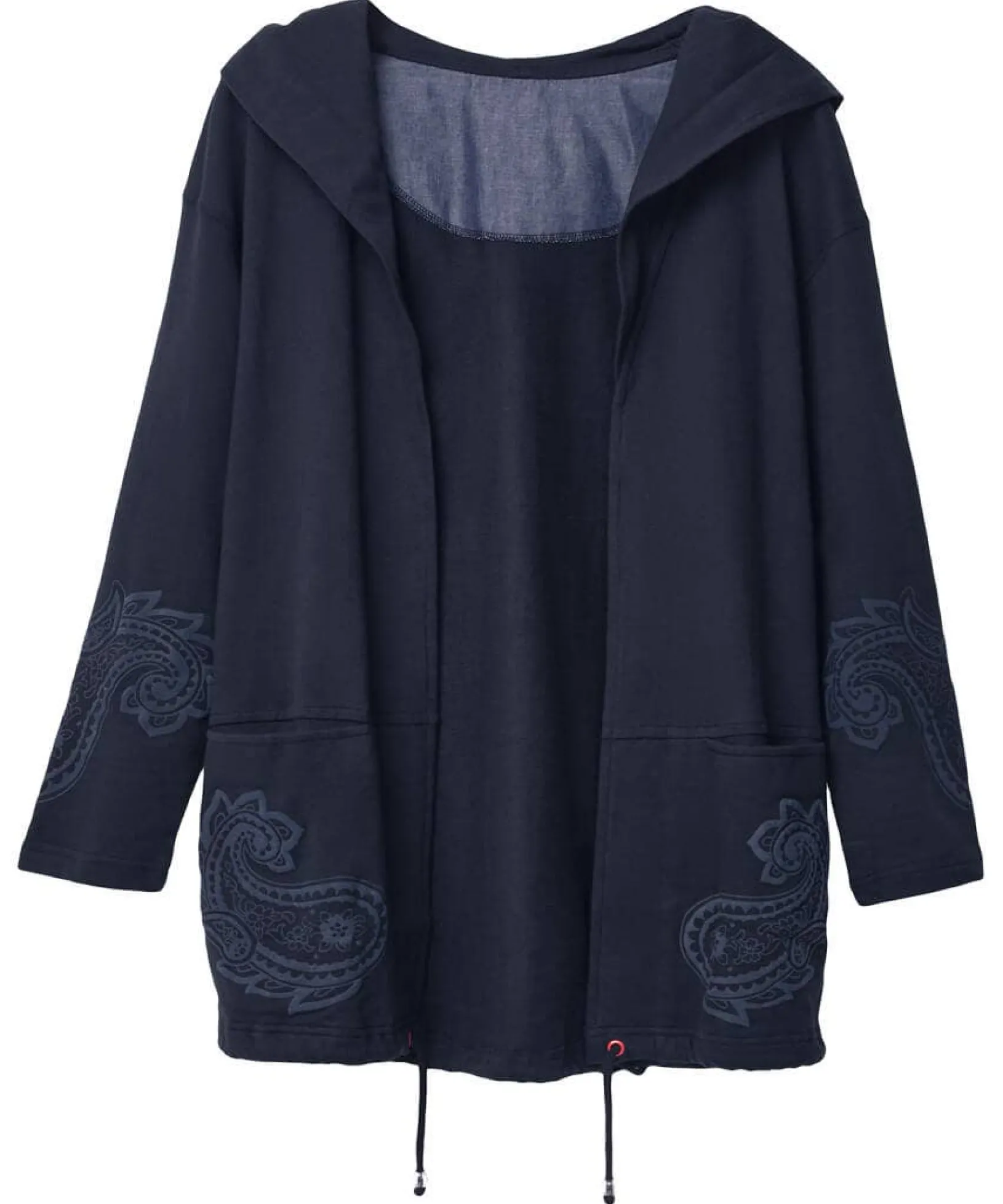 cosy_longline_hoodie_1.webp Pyjamas & Loungewear | Activewear | Sale Pyjamas & Loungewear | Sale Tops, Tunics & Blouses | Women's | Women's | Women's | Women's Joe Browns Cosy Longline Hoodie Blue