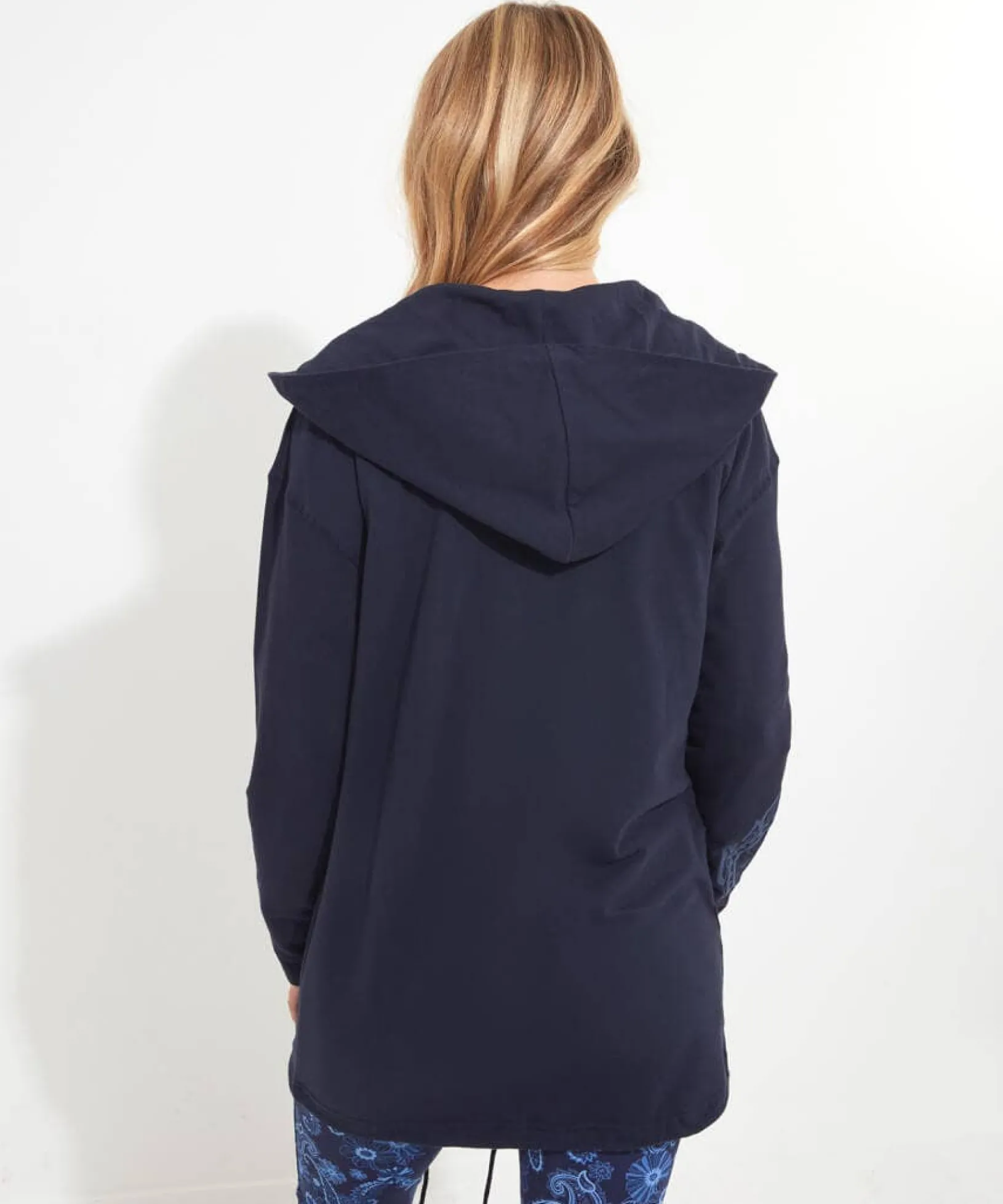cosy_longline_hoodie_4.webp Pyjamas & Loungewear | Activewear | Sale Pyjamas & Loungewear | Sale Tops, Tunics & Blouses | Women's | Women's | Women's | Women's Joe Browns Cosy Longline Hoodie Blue
