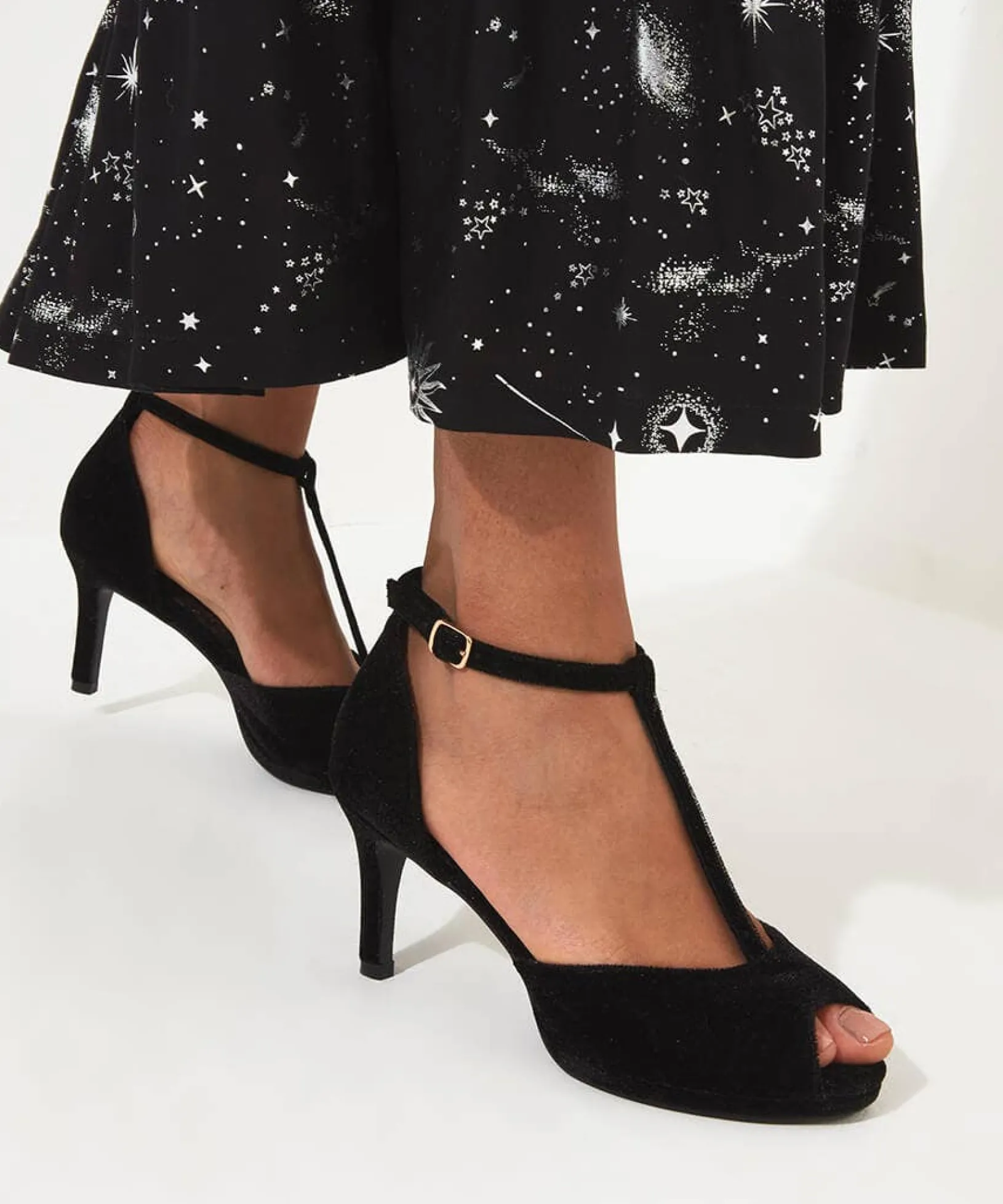 cover_girl_t_bar_shoes_2.webp Party Footwear | Boots & Shoes | Top Picks | Women's Joe Browns Cover Girl T Bar Shoes Black