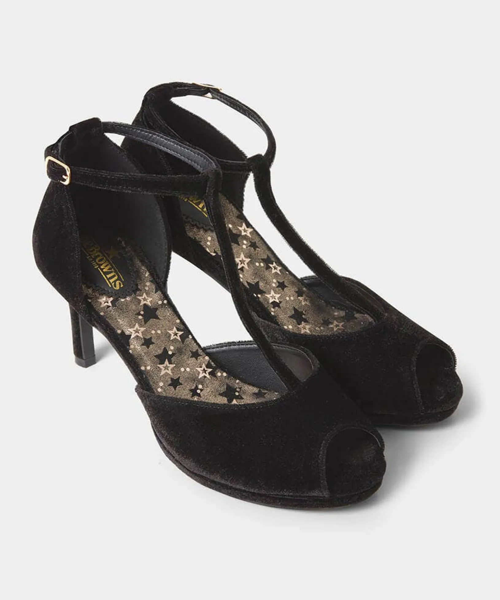 cover_girl_t_bar_shoes_4.webp Party Footwear | Boots & Shoes | Top Picks | Women's Joe Browns Cover Girl T Bar Shoes Black