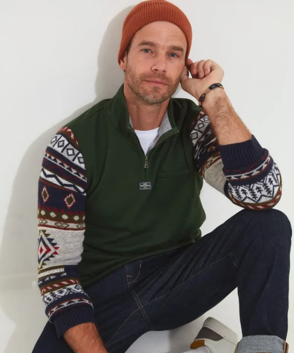 Shop Men's Collection | Hoodies & Sweatshirts | Layering Essentials | Tops & T-Shirts | Sale Hoodies & Sweatshirts | Sale Tops & T-Shirts | Top Picks | Men，s | Men，s | Men，s | Men，s | Men，s Joe Browns Cracking Combination Funnel Green