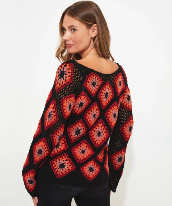 Shop Women's Collection | Cardigans & Coatigans | Sale Knitwear & Jumpers | Top Picks | Top Picks | Women's Joe Browns Crochet Jumper Orange