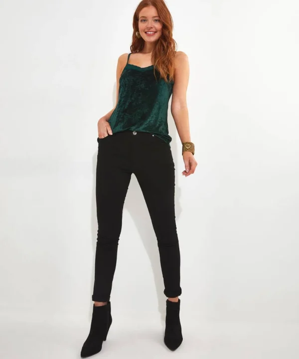 Occasion Outfits | Tops, Tunics & Blouses | Sale Tops, Tunics & Blouses | Top Picks | Women's | Women's Joe Browns Crushed Velour Cami Emerald