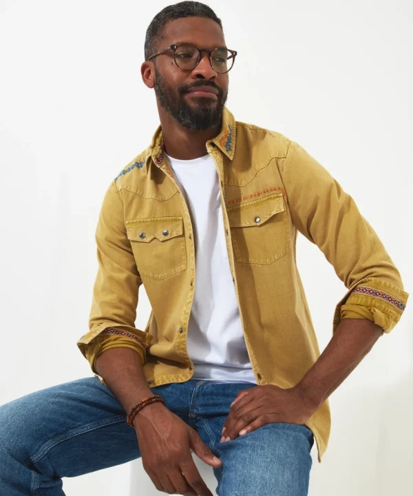 Shop Men's Collection | Work Shirts | Denim Styles | Shirts | Sale Shirts | Top Picks | Top Picks | Men,s | Men,s | Men,s Joe Browns Customised To Perfection Shirt Ochre