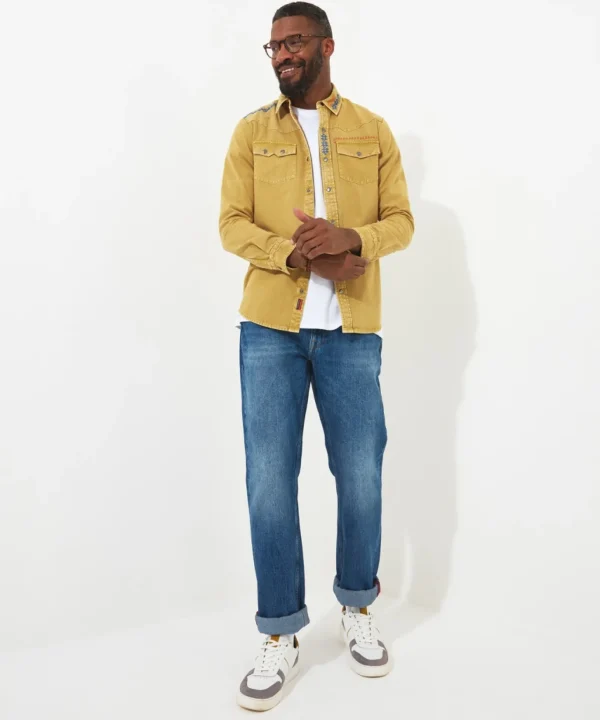 Shop Men's Collection | Work Shirts | Denim Styles | Shirts | Sale Shirts | Top Picks | Top Picks | Men，s | Men，s | Men，s Joe Browns Customised To Perfection Shirt Ochre