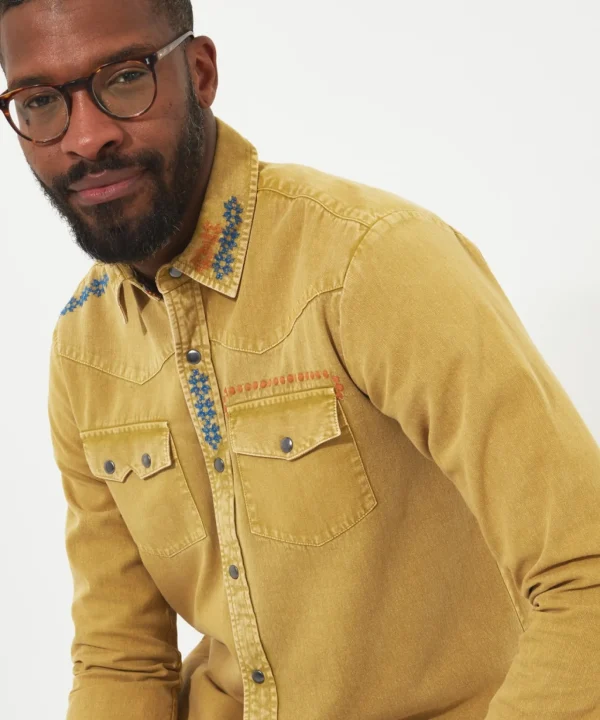 Shop Men's Collection | Work Shirts | Denim Styles | Shirts | Sale Shirts | Top Picks | Top Picks | Men，s | Men，s | Men，s Joe Browns Customised To Perfection Shirt Ochre